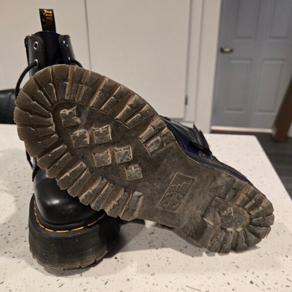 Jadon Boot Smooth Leather Platforms BLACK SIZE 7 WOMENS - Picture 11 of 14